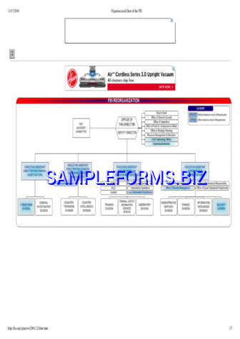 FBI Organizational Chart 3 pdf free